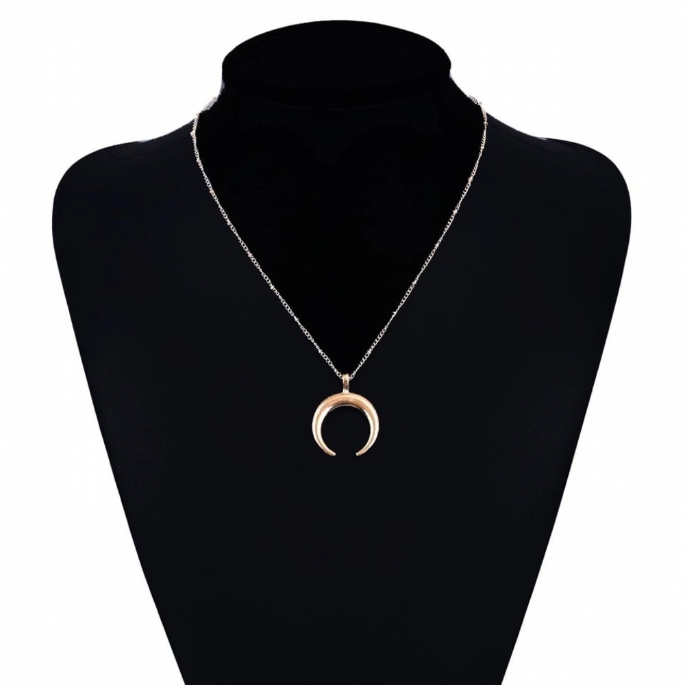 Moon Child Gold Pendant Necklace 🌙 - Picture 2 of 2